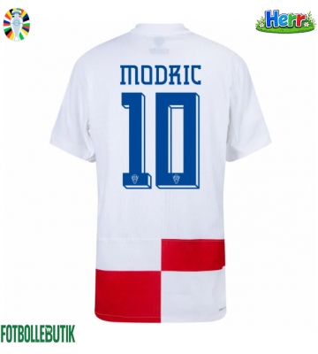 Kroatien Luka Modric #10 Hemmatröja EM 2024 Kortärmad